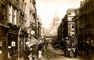 Fleet_Street._By_James_Valentine_c.1890.